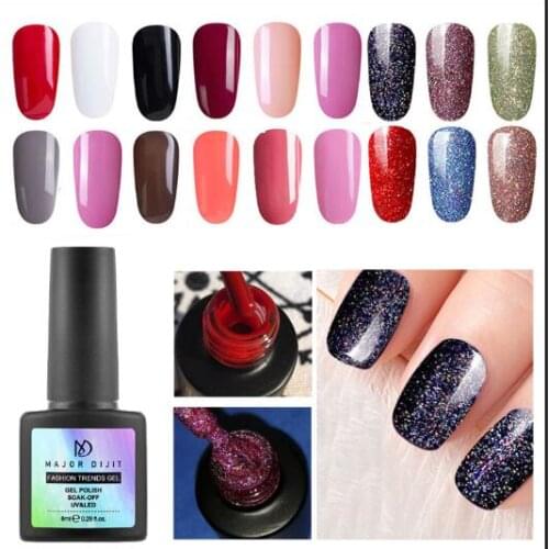 8ml Uv Gel Nail Polish Top Uv Led Gel Nail Art Varnish Hybrid Soak Off Gel Lacquer Lucky Nail Paint Gel Polish Gellak