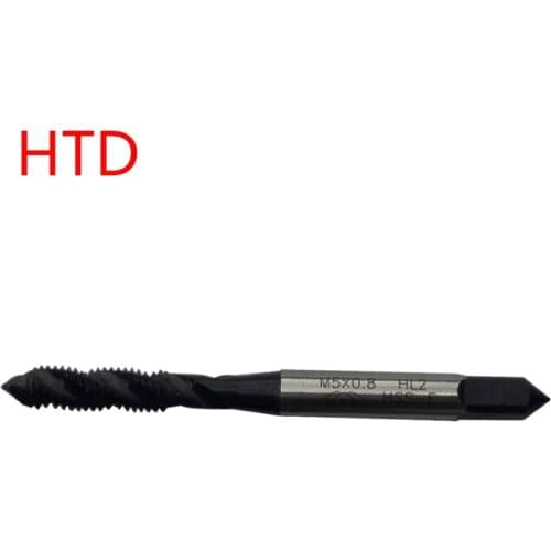 HTD HSSE Spiral Fluted Tap UNC 2-56 4-40 6-32 8-32 10-24 1/4 5/16 3/8 7/16 1/2 UNF 10-32 Machine Screw Thread Taps