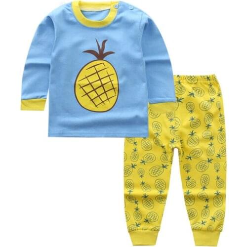 2019 new long sleeve childrens sets autumn baby boy clothes set cotton kids clothes set cartoon girls clothes body suit