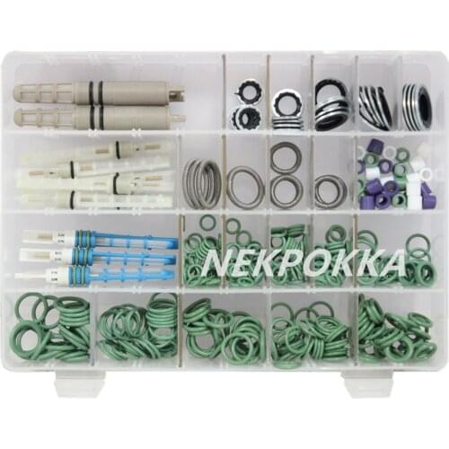 Air-conditioning gaskets, air-conditioning system repair seals, O-rings, throttle valves, gauge tube rubber rings