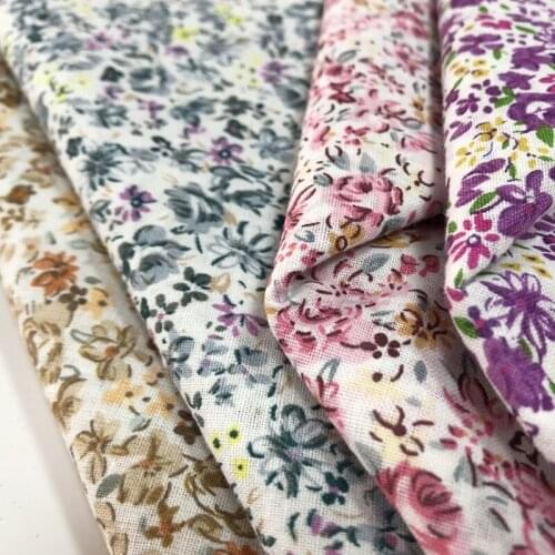 Size 100cm*150cm Assorted Pattern Floral Printed Patchwork Cotton Fabric Cloth DIY Crafts Bundle Sewing Quilting