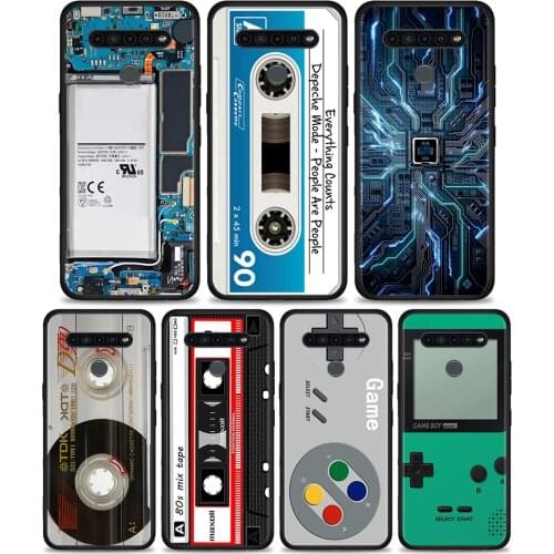 Retro Vintage Camera Cassette Music Cellphone Case For LG G7 G8 ThinQ G6 K41s K40s K40 K51 K61 K52 K50 K42 Silicon Soft Cover