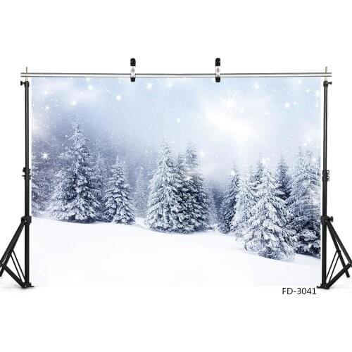 Christmas Winter Snow Glitter Star Vinyl Photography Background Decor Children Newborn Baby Kid Party Portrait Photo Studio Prop