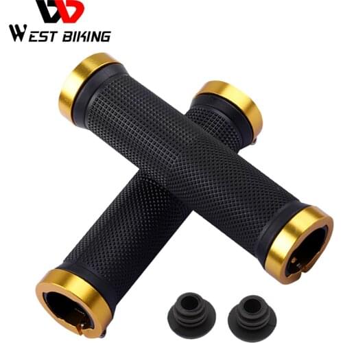 WEST BIKING Bicycle Handlebar Grips Cycling Bicycle Accessories Non-slip Bicycle Handlebar Grips MTB BMX Bike Handle bar Grips