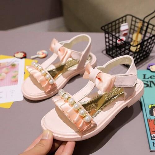 2020 new childrens shoes summer girls sandals big children princess children bow sandals 3 4 5 6 7 8 9 10 11 12 13 14 years