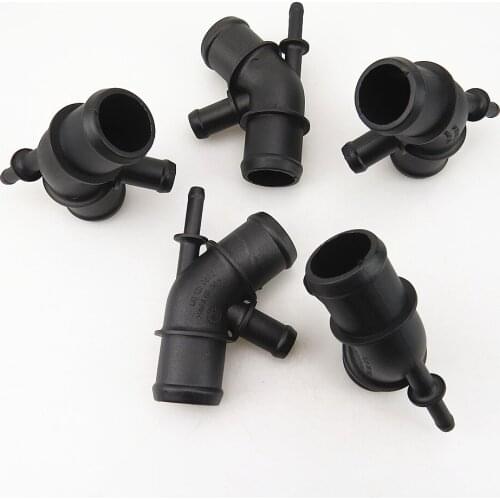 SCJYRXS 1.8T 2.0T Engine Coolant Distribution Radiator Water Pipe Hose Connector for A3 TT Golf MK4 MK5 Beetle 1J0 121 087 C