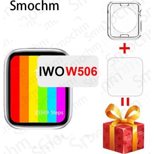 4 Pieces/ Lot Smochm IWO W506 Smart Watch Infinite Screen Customized Watchface Bluetooth-compatible for Android Iphone PK IWO 13