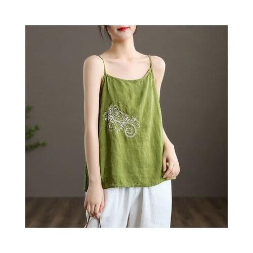 2021 embroidery qipao vest vintage chinese elegant chinese vests sleeveless vests qipao coat button ladies chinese tops outwear