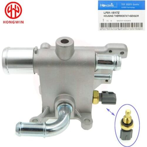 Water Outlet Engine Coolant Thermostat Housing + Sensor for Toma De Agua FFord Ecosport 04-12 2.0 Parte LF01-1517Z-Z14-CN