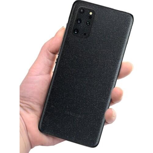 Bling Glitter Clear Matte Wrap Skin Phone Sticker For SAMSUNG S21 Ultra Note 20 10+ S20 FE S10+ S9 A51 71 4G Colorful Decal Film