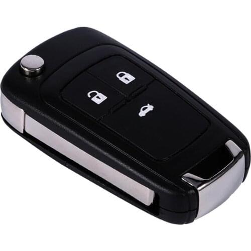 1 pc Black Remote 3 Buttons Key Fob Shell Case ABS Plastic Metal Fit For Vauxhall Opel Zafira Astra Insignia Holden
