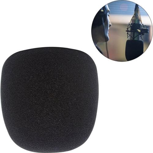 1PC Pop Black Microphone Foam Cover Filter Windscreen Sponge Cover Replacement For Black Mic