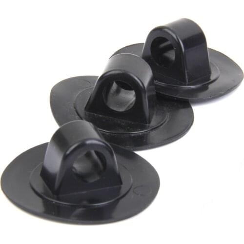 12pcs PVC Rope Mount Holder Clip Hook Buckle Boat Rubber Dinghy Kayak Canoe