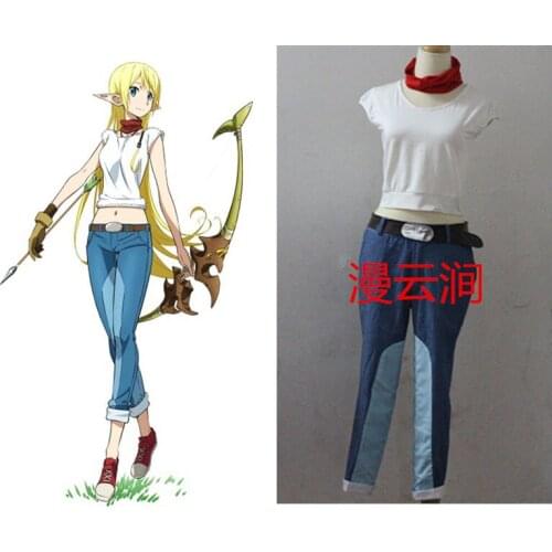2016 Gate Jieitai Kanochi nite Kaku Tatakaeri Tuka Luna Marceau cos jeans Cosplay Costume Halloween costume