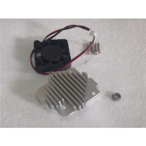 3D printer part 1.75/3mm aluminium legierung titan aero extruder upgrade kit 12V/24V fan