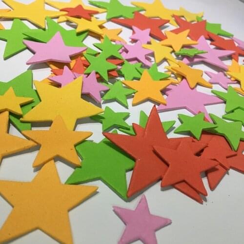 70pcs/lot 3D Colorful Little Stars Wall Stickers For Kids Girls Boys Rooms DIY Wall Decals Home Party Wedding Decor Art Poster