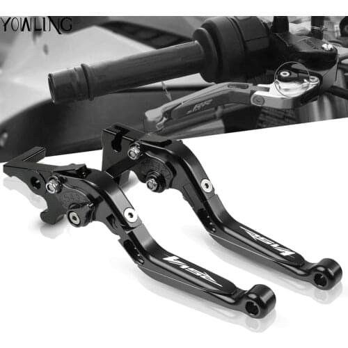 Motocycle Accessorise CNC Aluminum Adjustable Folding Brake Clutch Levers For Aprilia RSV4-R RSV4 Factory 2009-2014 2010 2011