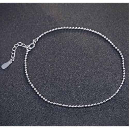 Sinya Classical Pure silver Anklets Bracelets for women girls gift 2017 Biggest promotion 100% 925 sterling silver fine jewelry