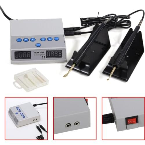 Dental lab Machine Digital Electric Wax Heater Knife Carving Pen Pencil Pot&6 tips Kit Tools 110V