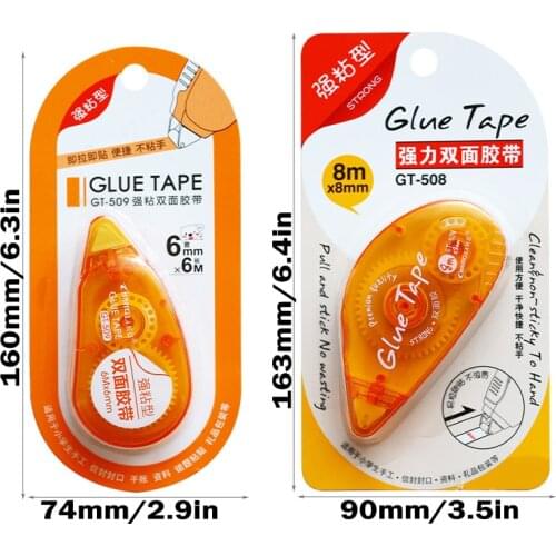 Double Sided Adhesive Roller Portable Easy to Use Scrapbook Runner Tape Roller For Office School Supplies GDeals