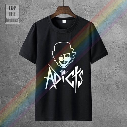 The Adicts Old School Uk British Punk Rock T Shirt Short Sleeve Top Cotton T Shirt Fashion T Shirt Free Shipping Fashion Style