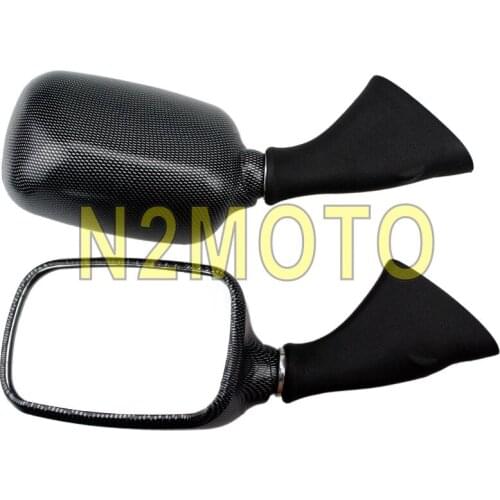 Carbon Motorcycle Rearview Mirrors for Suzuki GSXR 600 GSXR750 GSXR1000 GSXR1300 Hayabusa 1997-2007 Side Mirror