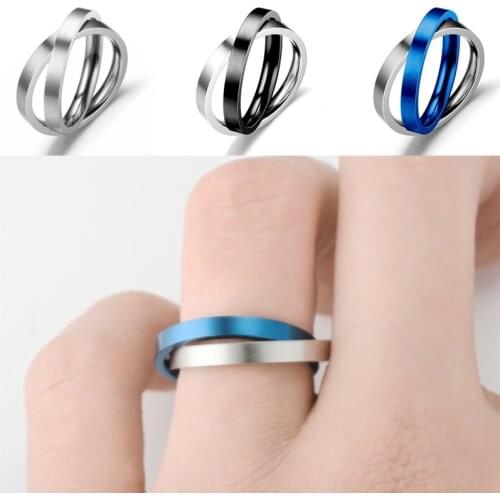 Creative Punks Vintage Cross Rings For Women Men Couples Trendy Stainless Steel Jewelry Rings Fashion Accessories Party