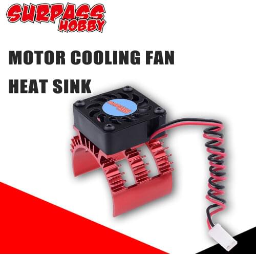 SURPASS HOBBY Motor Heat Sink Cooling Fan brushless Motor Heatsink for 1/10 RC Car HSP Modified 540 550 3660 3670 3674 Series