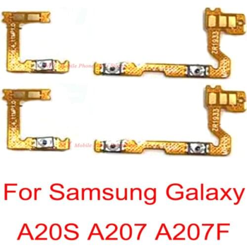Switch Power ON OFF Key Mute Silent Volume Button Ribbon Flex Cable For Samsung Galaxy A20S A207 A207F Volume Power Flex Cable