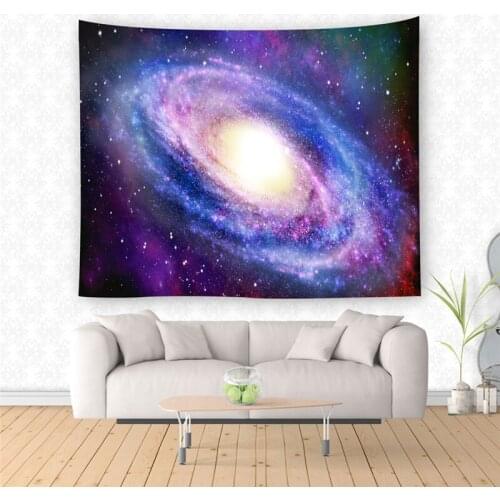 Casegrace Printed Starry Sky Bedspread Soft Universe Tapestries Thin Polyester Space Picnic Cloth Home Decor Galaxy Tapestry
