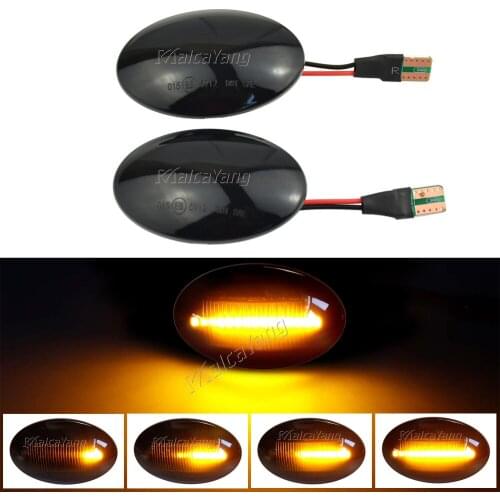 Sequential Turn Signal Lamp For Ford Fiesta III IV MK3 MK4 KA Mondeo I MK1 Transit Tourneo MK6 MK7 LED Dynamic Side Marker Light