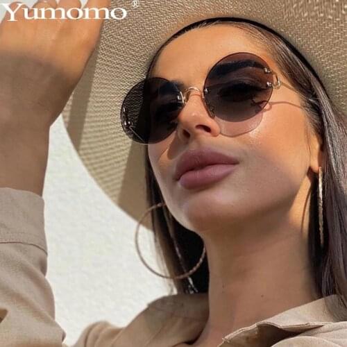 Vintage Round Sunglasses Women Ocean Color Lens Mirror Sun Glasses Female Brand Design Metal Frame Circle Glasses Modis Oculos