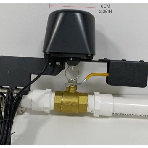 M89B Tuya Zigbee Smart Water Valve WIFI Control Gas Shut Off Valve WIFI Sprinkler Controller Works with Alexa,Google-home