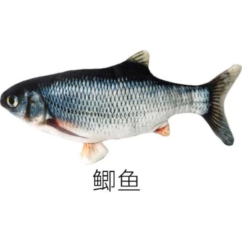 Usb fish toy Electric Charging Simulation Dancing Jumping Moving Floppy Fish Cat Toy Electronic Fish For Cats Toys