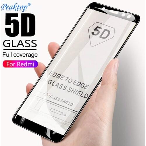 2pcs 5D Full Cover Tempered Glass For Xiaomi Redmi Note 7 6 Pro Redmi 4X 5 Plus 6A Screen Protector Film For Redmi Note 5 Glass