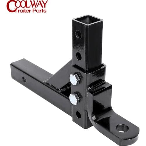 10 Inch Adjustable 4 Level Trailer Drop Hitch Ball Mount Tow for 2" Receiver RV Parts Camper Caravan Motorhome Accessories