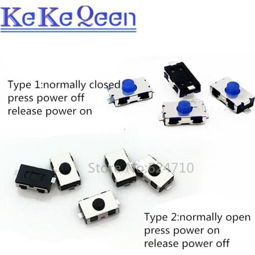 100PCS 3*6*2.5mm Touch switch 3x6x2.5mm SMD-2 normally open Light touch switch Micro switch patch button Normally closed switch