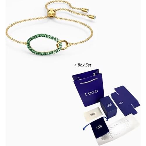 2020 Fashion Jewelry SWA New THE ELEMENTS Bracelet Gold Modern Elements Exquisite Oval Decoration Female Trend Jewelry Gift