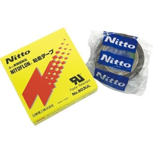 50 pcs/lot) Nitto tape 903UL High Temperature Electrical Tape Japan NITTO DENKO T0.08mm*W13mm*L10m 903UL Adhesive Tape