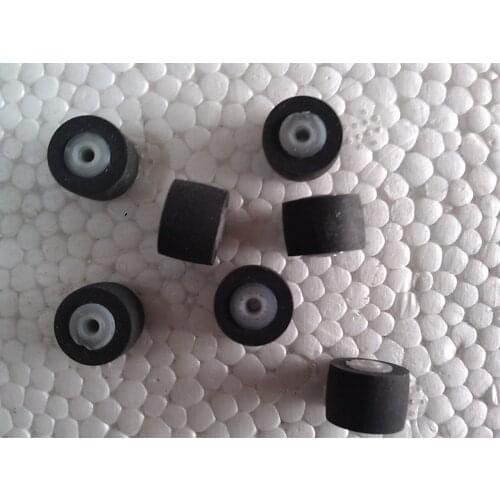 7pcs 10mmx7x1.5 car retractor press belt pulley deck audio pressure recorder press cassette deck roller tape Card Seat player