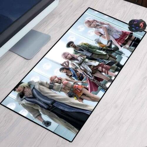 XGZ Final Fantasy Anime Big Mouse Pad Game Player Big Keyboard Mouse Pad Anime Carpet Rubber Non-slip Table Mat