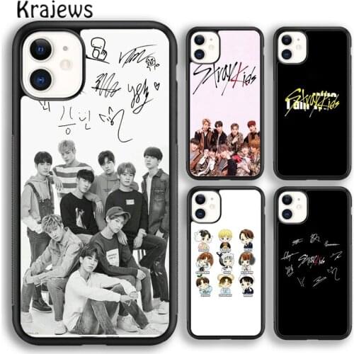 Krajews Kpop SKZ Stray Kids Phone Case Cover For iPhone 5s 6s 7 8 plus X XS XR 11 12 pro max Samsung Galaxy S7 S8 S9 S10 Plus
