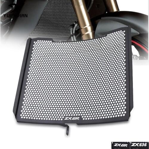 For KAWASAKI ZX6R ZX636 2013-2020 2019 Motorbike Radiator Grille Grill Guard Cover Protection ZX 636 ZX-6R 2018 2017 2016 2015