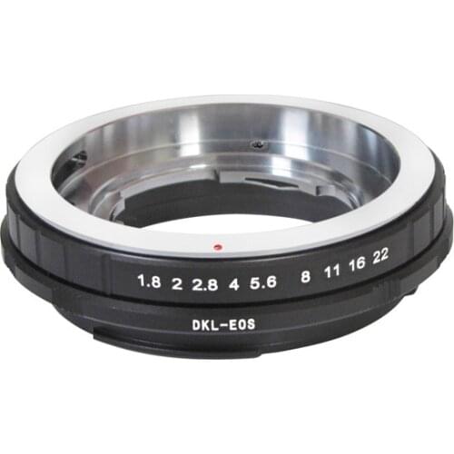 Foleto Camera Metal Converter for DKL-EOS Retina Voigtlander DKL Lens to EF Mount Lens Adapter Ring for Canon 500D 600D 650D