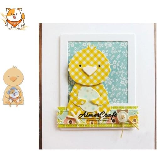 Lovely Chicken Animal Metal Cutting Dies Scrapbooking Stencil For DIY Paper Card Decorative Embossing Die Cut Craft Die New 2019