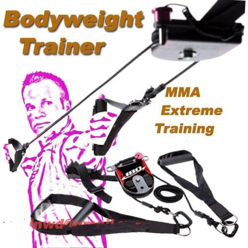 MMA&Extreme training Rotational Bodyweight Trainer cross pulley training system core workout.New arrival band