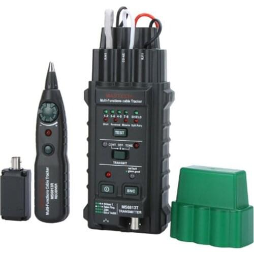 MS6813 Network Tool Handheld Network Cable Telephone Line Tester Detector Tracker BNC RJ45 RJ11 Cat5 Cat6 LAN Cable Tester