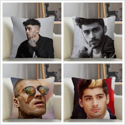 Musife Zayn Malik Pillowcase Custom Square Pillow Cover Case Zipper Pillowcase 35*35,40*40,45*45cm Drop Shipping