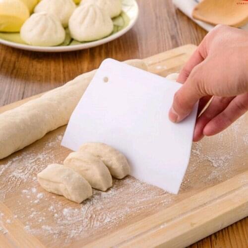 2PC New Cream Spatula DIY Pastry Cutters Fondant Dough Scraper Cake Cutter Pastry Baking Tool Kitchen Cooking Tool