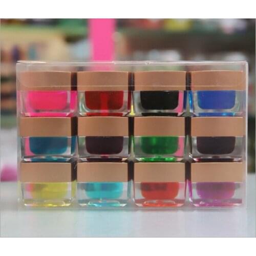 New Supplies 12 Beauty Colors Uv Nail Gel Glass Glue Wholesale nail glue